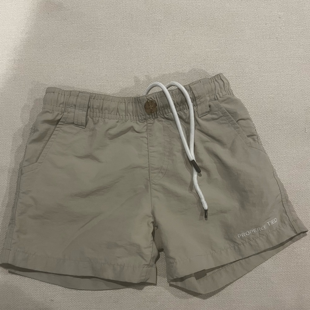 Properly Tied Mallard Boy Khaki Shorts
